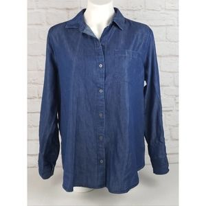 New Directions Long Sleeve Button Up Shirt ~ Size Medium ~ NWT / New with Tags